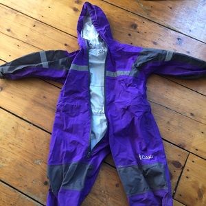 Girls size 4 Oaki rain suit